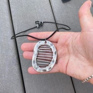 Trendy Silver Pendant Necklace